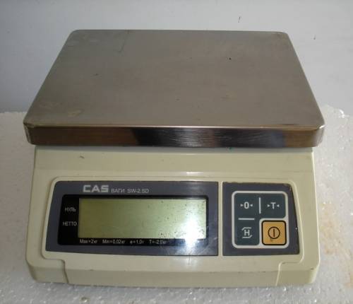 Торговые весы CAS SW-2.SD б/у